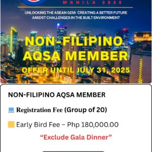 PICQS QS SUMMIT 2025 (Non-Filipinos AQSA Member G20)