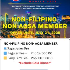 PICQS QS SUMMIT 2025 (Non-Filipinos Non AQSA Member)